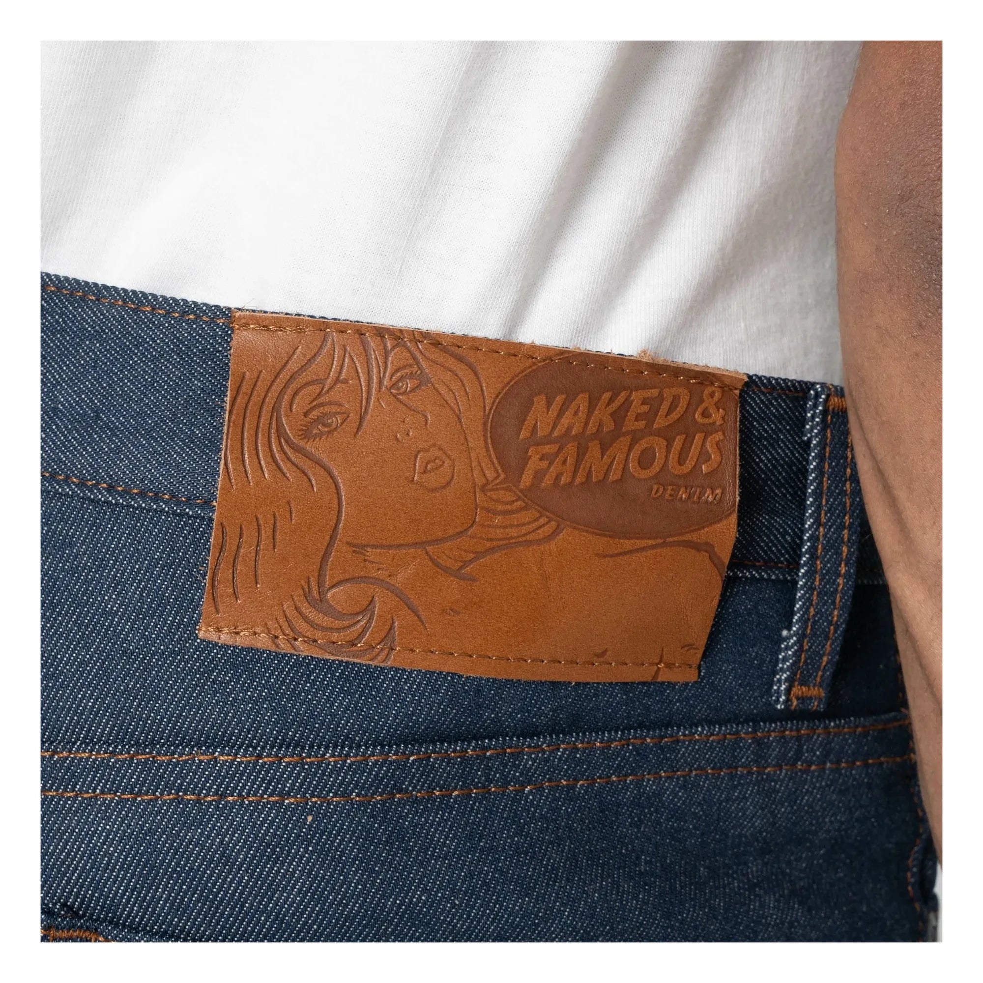 Naked & Famous - Super Guy Doğal İndigo Selvedge Jean | İndigo