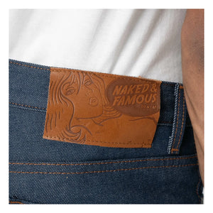Naked & Famous - Super Guy Doğal İndigo Selvedge Jean | İndigo