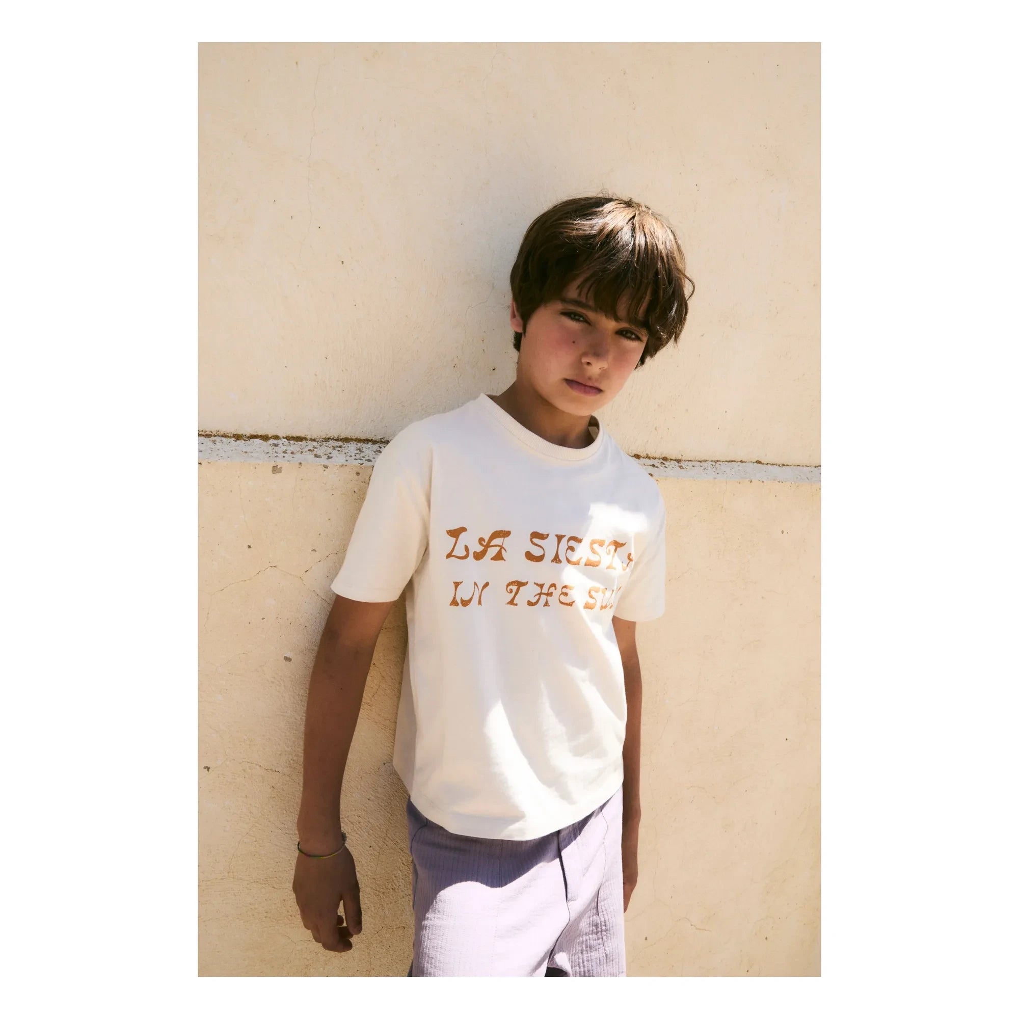 birinit - La Siesta T-Shirt aus Bio-Baumwolle | Elfenbein