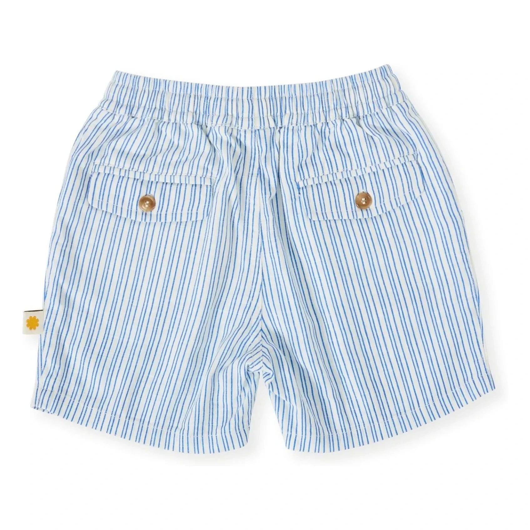 Goldie + Ace – Gestreifte Shorts | Blau