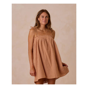 Rylee + Cru - Openwork Sahara Elbise | Terracotta