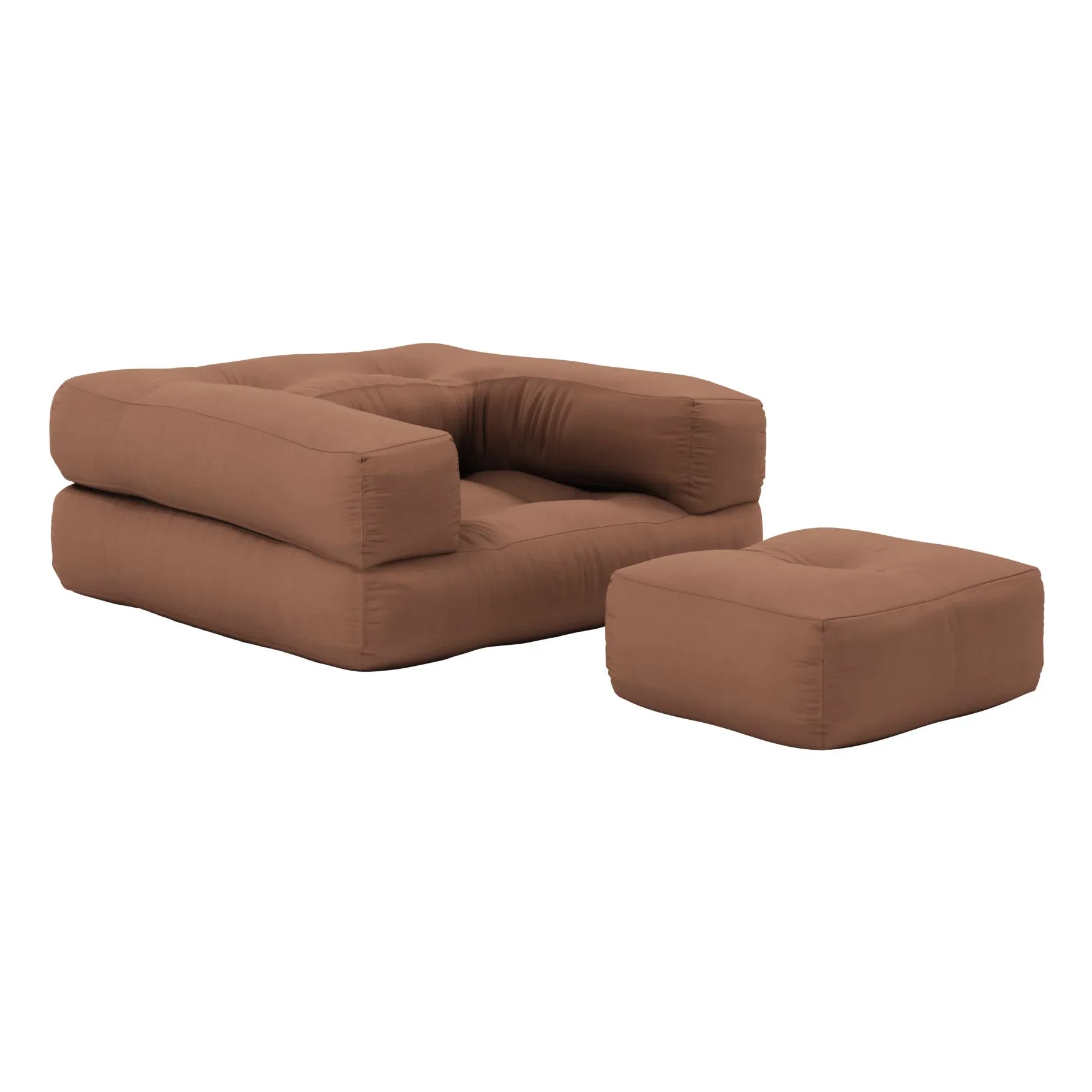 Karup Design - Çocuk Küp Puf Koltuk | Kahverengi