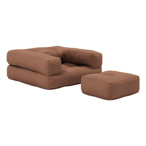 Karup Design - Çocuk Küp Puf Koltuk | Kahverengi