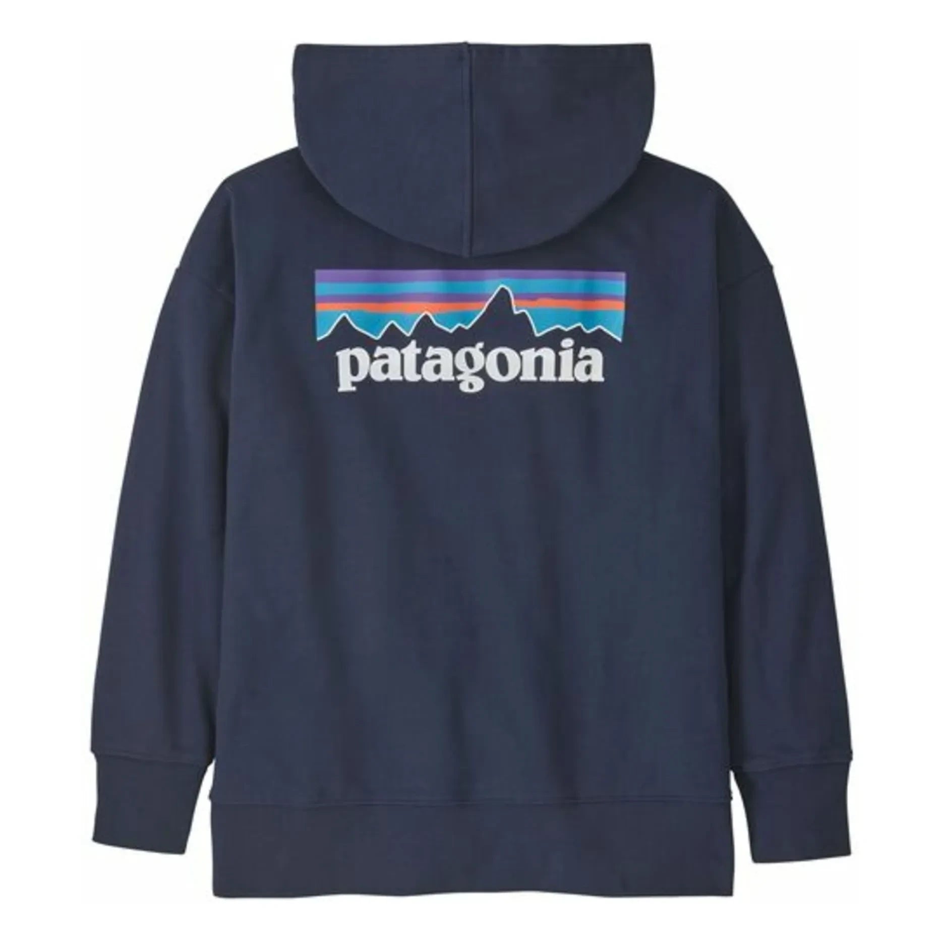 Patagonia - Kapuzen-Sweatshirt aus Bio-Baumwolle mit Logo | Marineblau