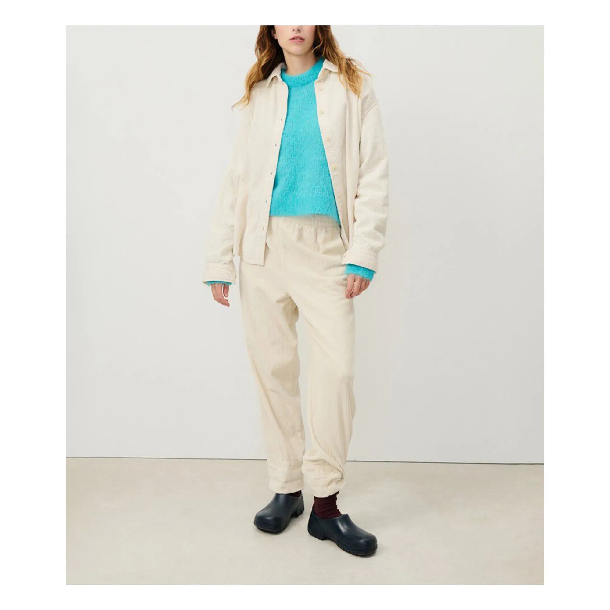 American Vintage - Padow Kadife Overshirt | Ecru