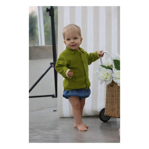 Lililotte - Cardigan Valentin Organic Cotton | Olive