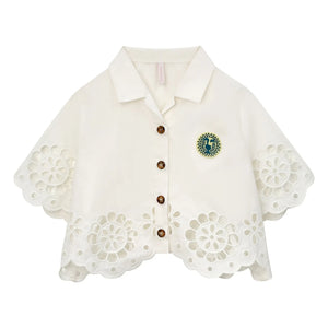 Zimmermann - Broderie Anglaise Awaken Gömlek | Krem