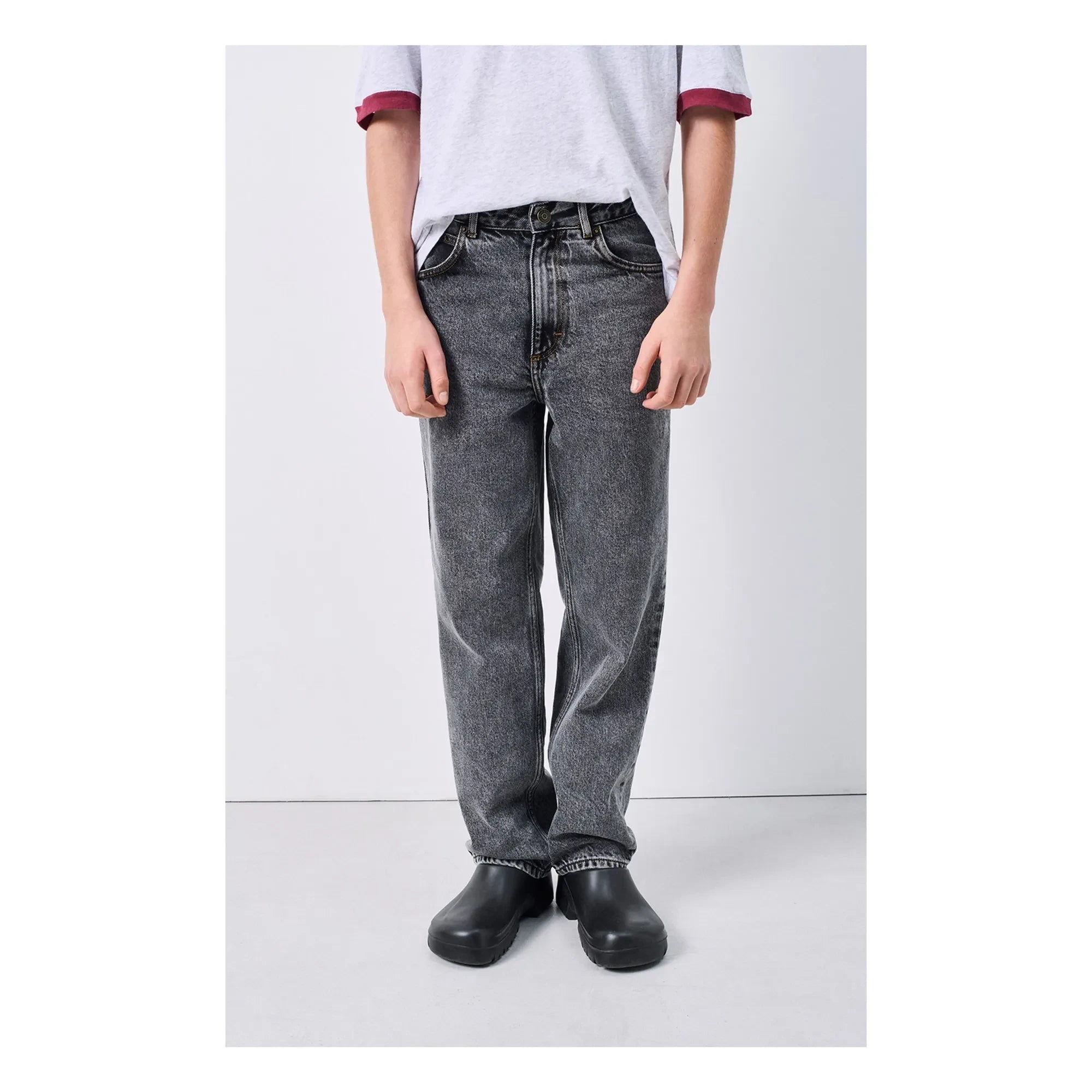 American Vintage - Gerade Jeans Yopday | Grau