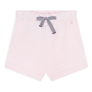 Petit Bateau - Shorts aus Bio-Baumwollfleece | Blassrosa