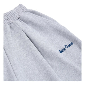Bobo Choses - Organik Pamuk Düz Jogger | Heather grey