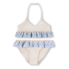 Molo - Nanda Ruffled Swimsuit Made from Recycled Fibers | Ecru