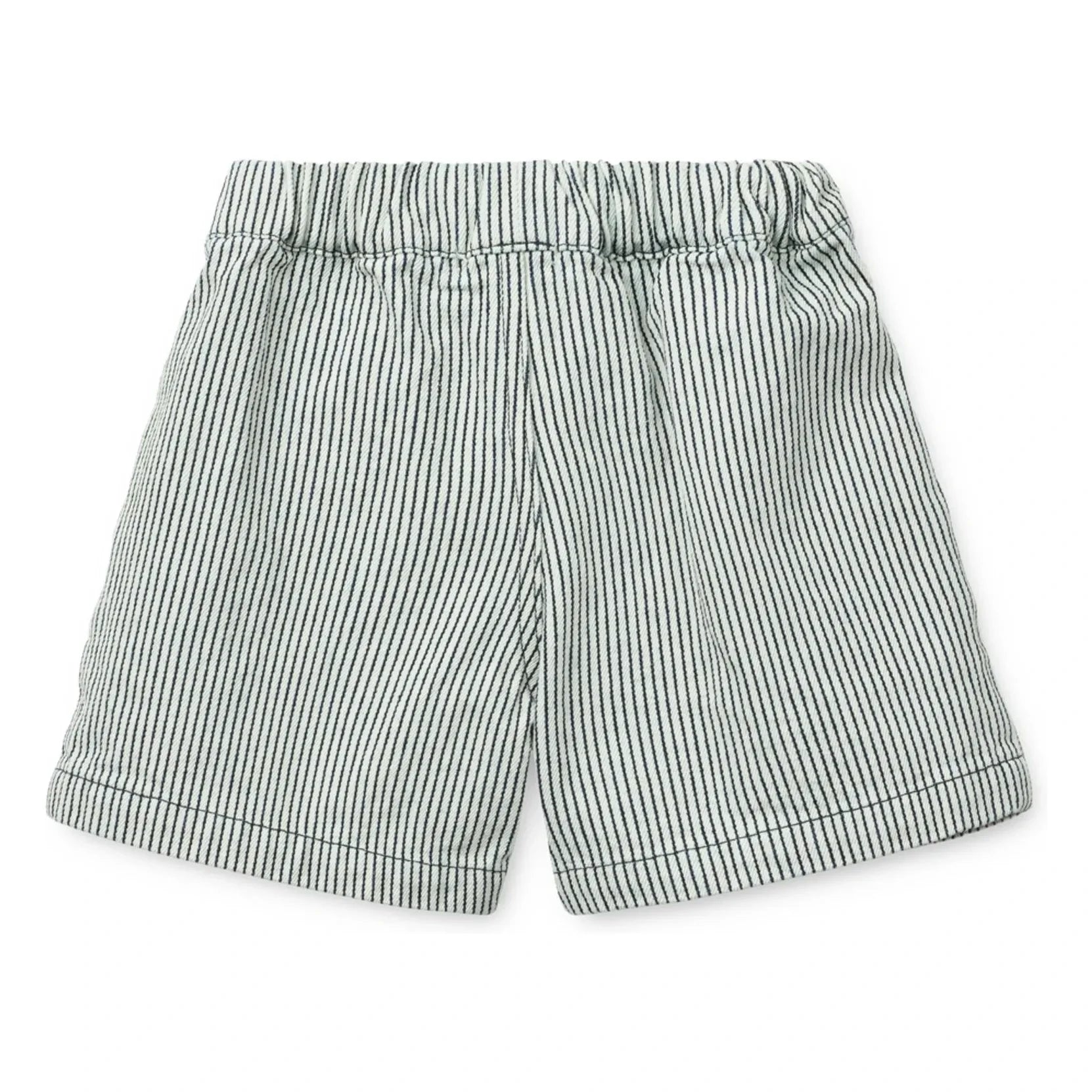 Liewood – Borrisa Gestreifte Jeansshorts | Marineblau