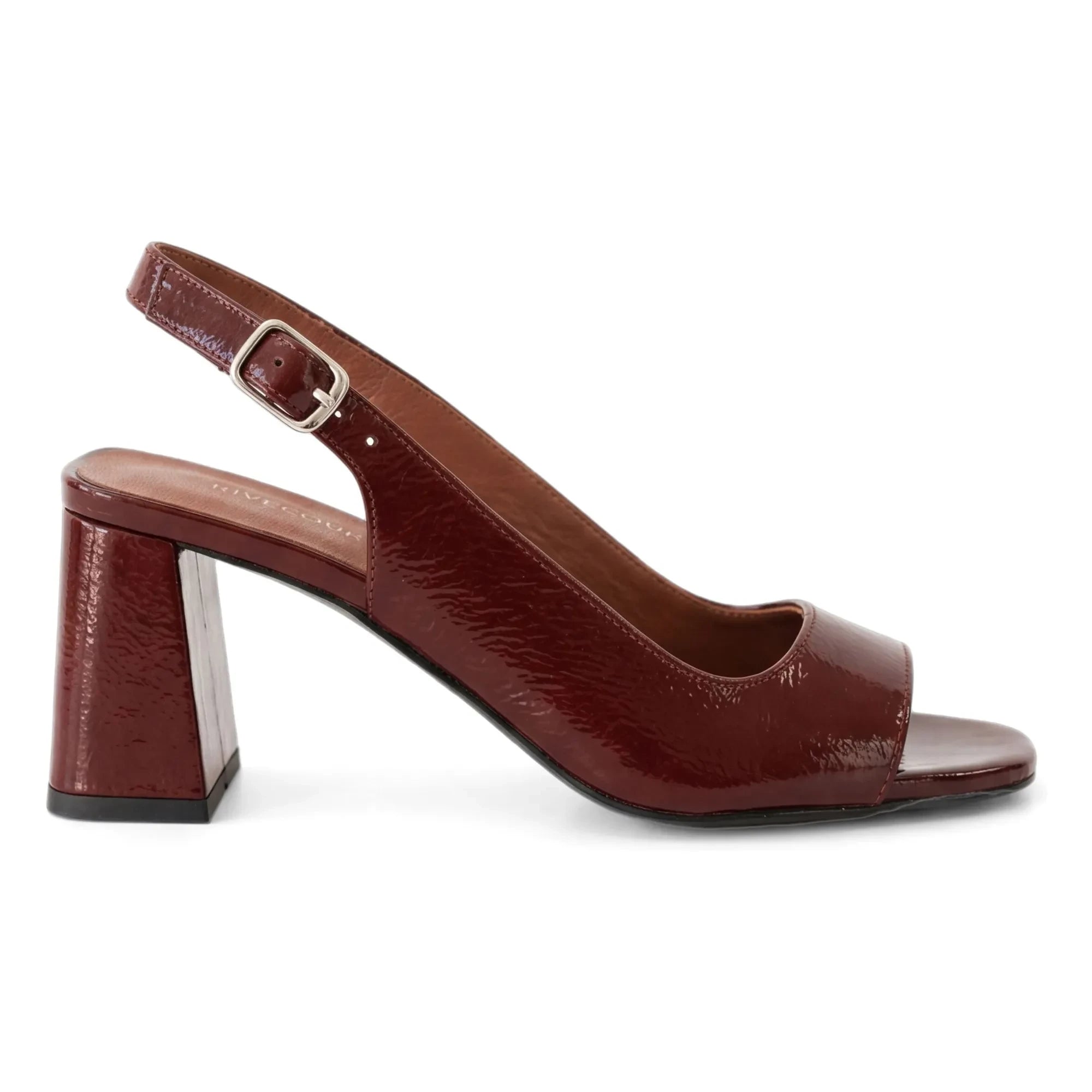 Rivecour - Sandale Nr. 674 Lackleder | Cognac