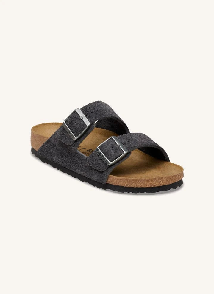 BIRKENSTOCK - Arizona Süet Sandalet | Koyu gri
