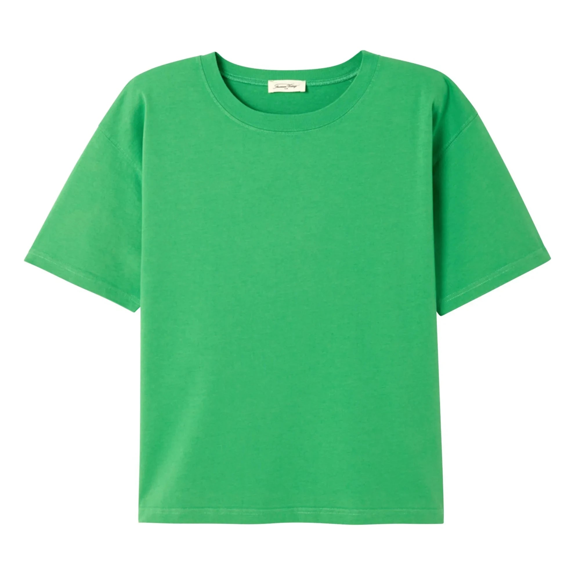 American Vintage - Fizvalley Cotton T-Shirt | Green Palmier