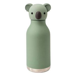 Asobu – Koala-Edelstahl-Wasserflasche | Grau