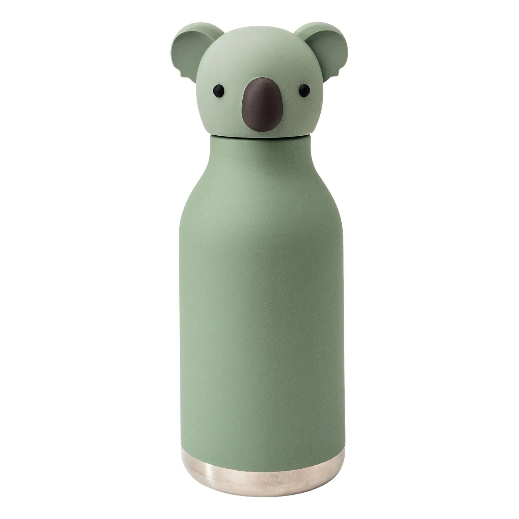 Asobu – Koala-Edelstahl-Wasserflasche | Grau