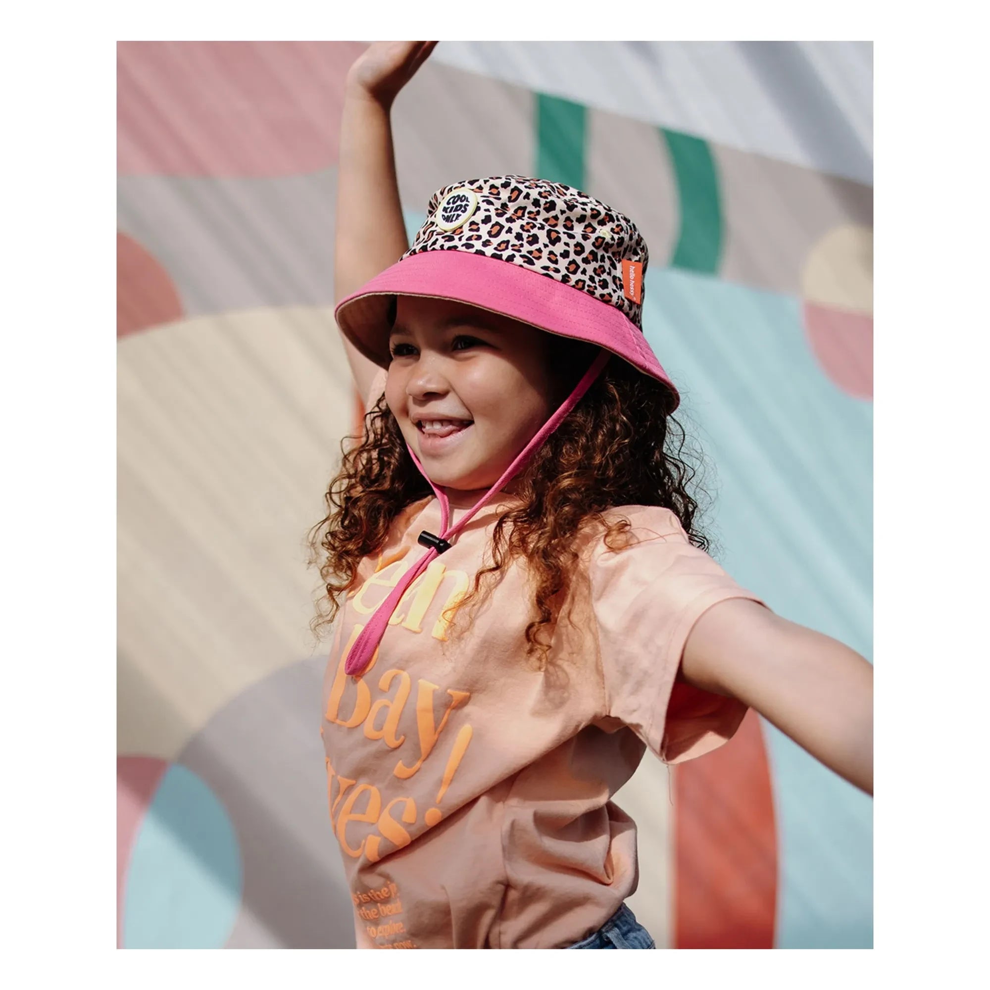 Hello Hossy - Bob Kordon verstellbar Leopard recycelte Fasern | Fuchsie