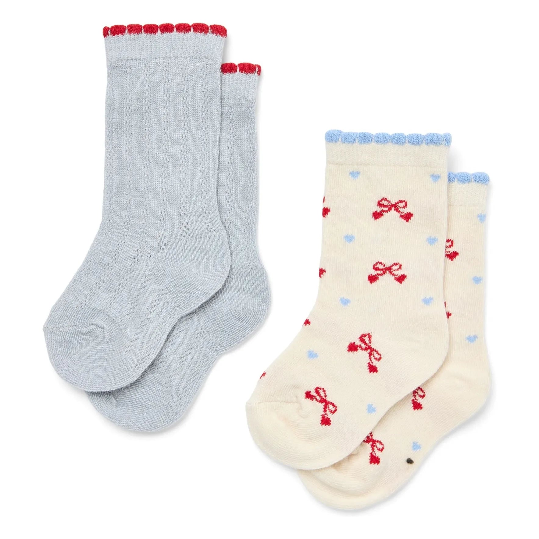 Flöss - 2 Pairs of Vibe Knot Socks | Light Blue