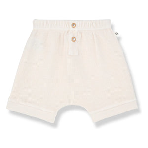 1+ in the family - Sime Waffle Shorts | Ecru