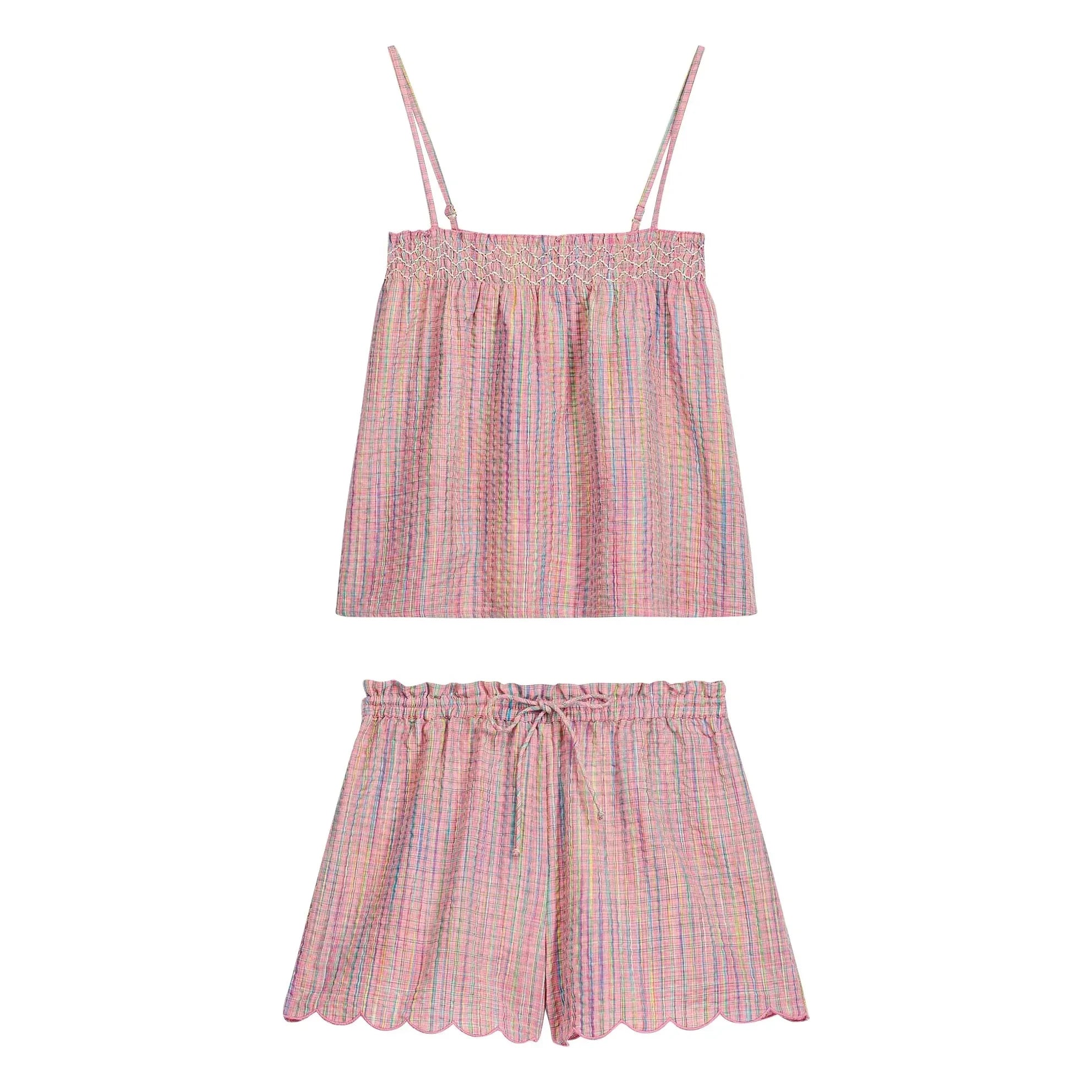 Louise Misha - Minala organik pamuk pijama | Pembe