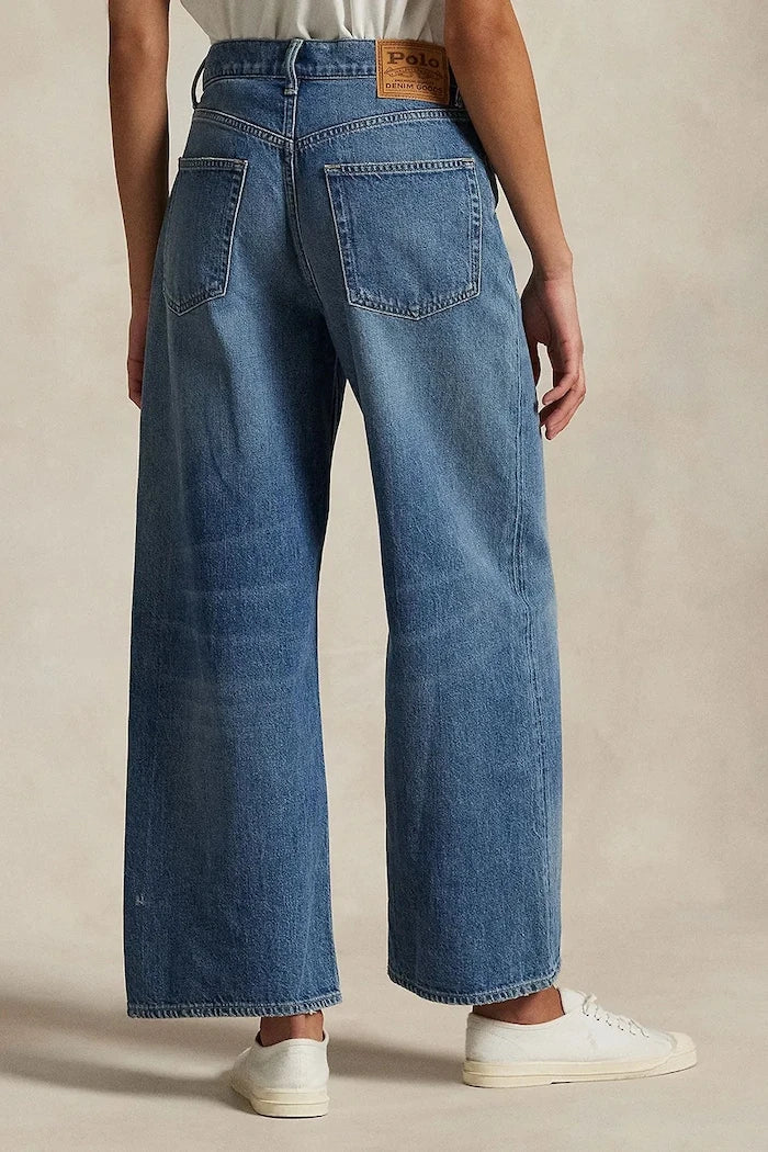 Polo Ralph Lauren Pamuklu Jean Wd Lg Crp Ankle Wide