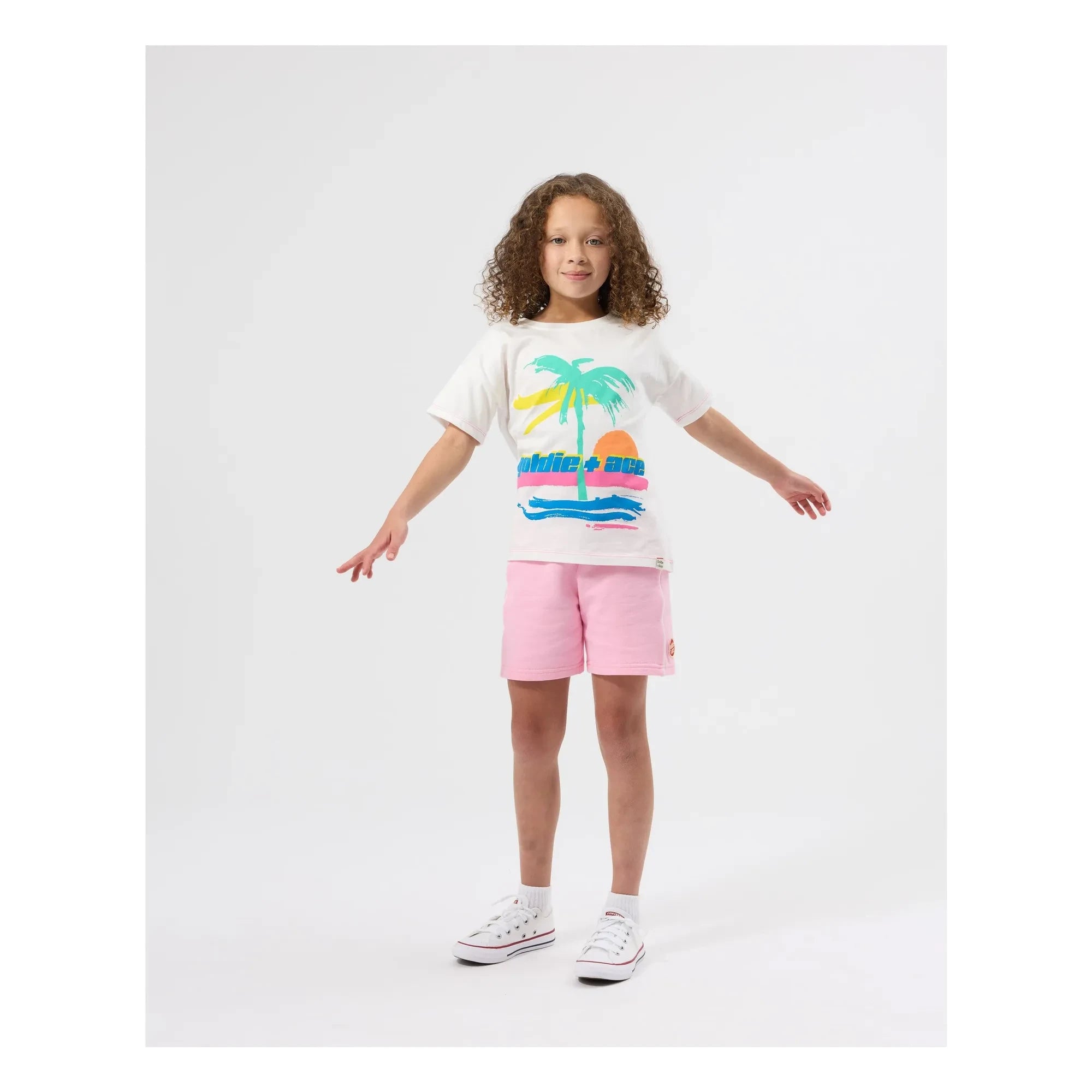 Goldie + Ace - Palm T-Shirt | Ivory