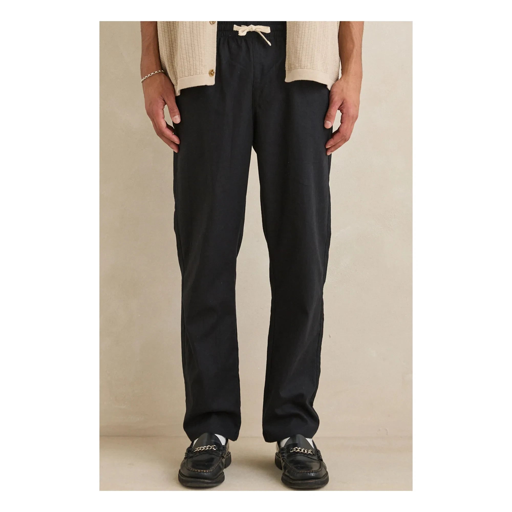 Rhythm - Jam Leinenhose | Schwarz