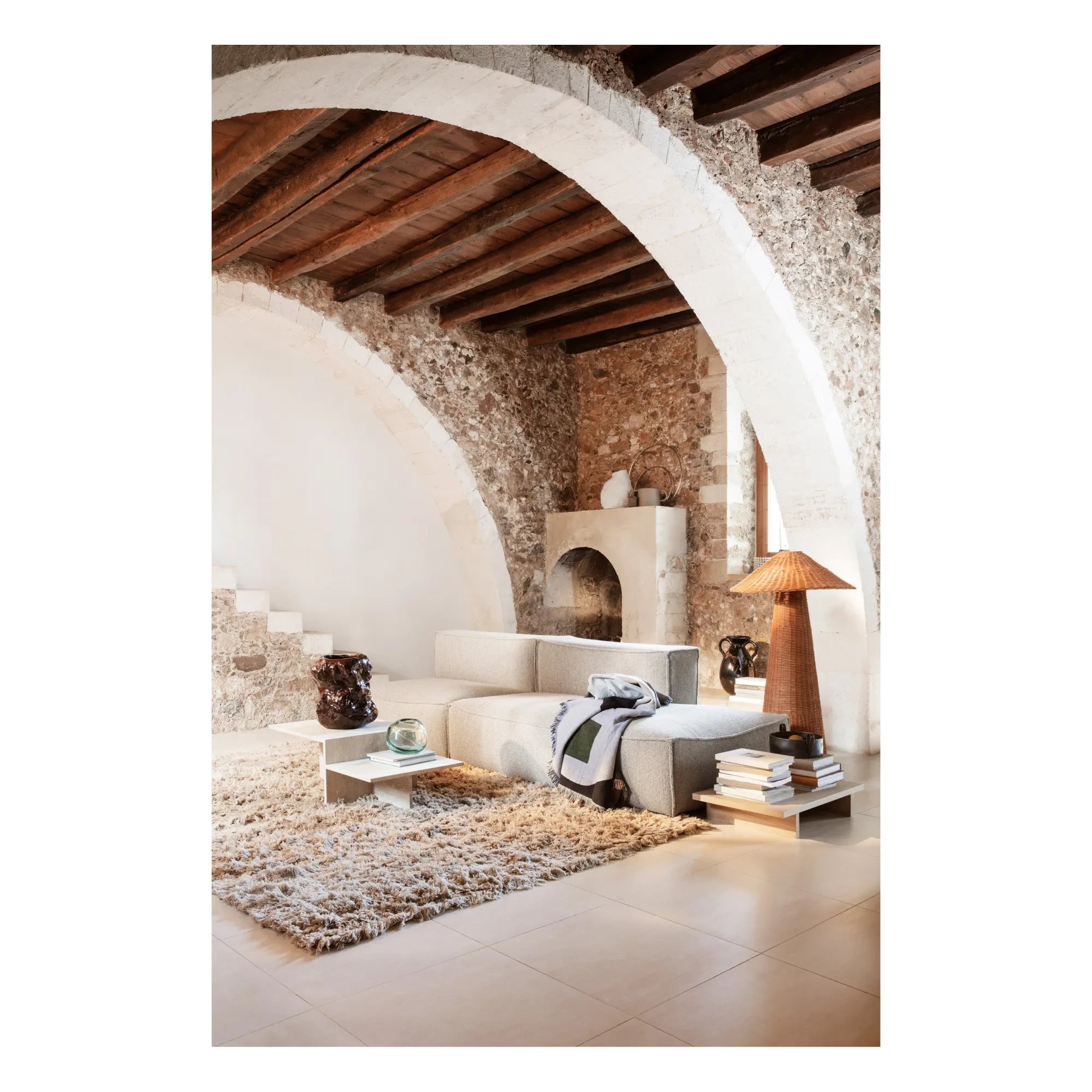 Ferm Living - Dou Rattanlampe