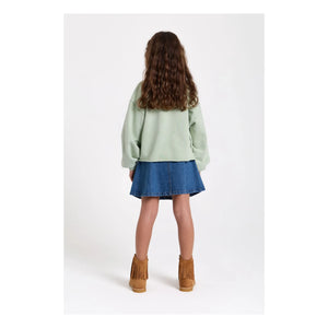 Hundred Pieces - Janis Bestickter Jeansrock | Denimblau