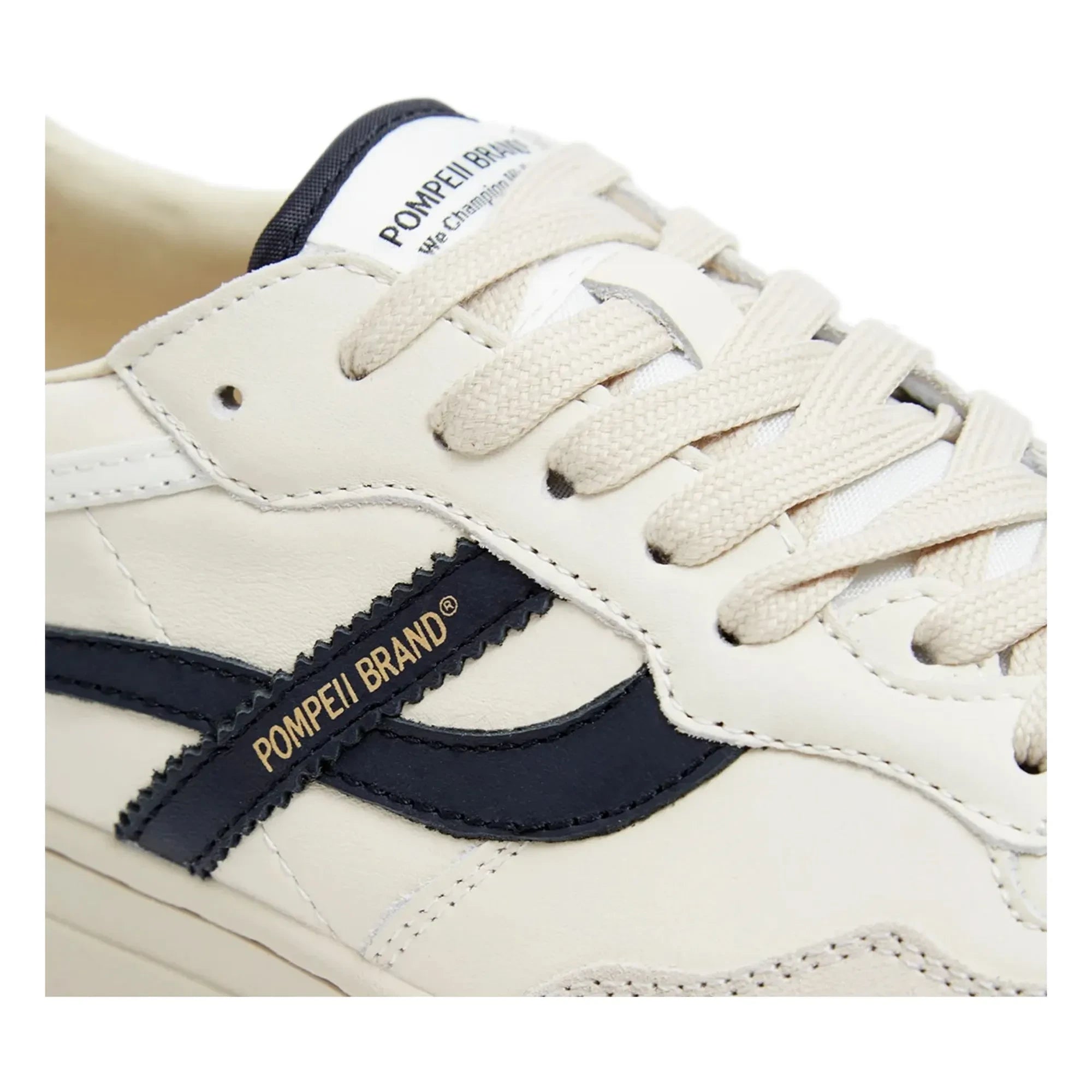Pompeii - Elan Pippa Leather Sneakers | Ecru