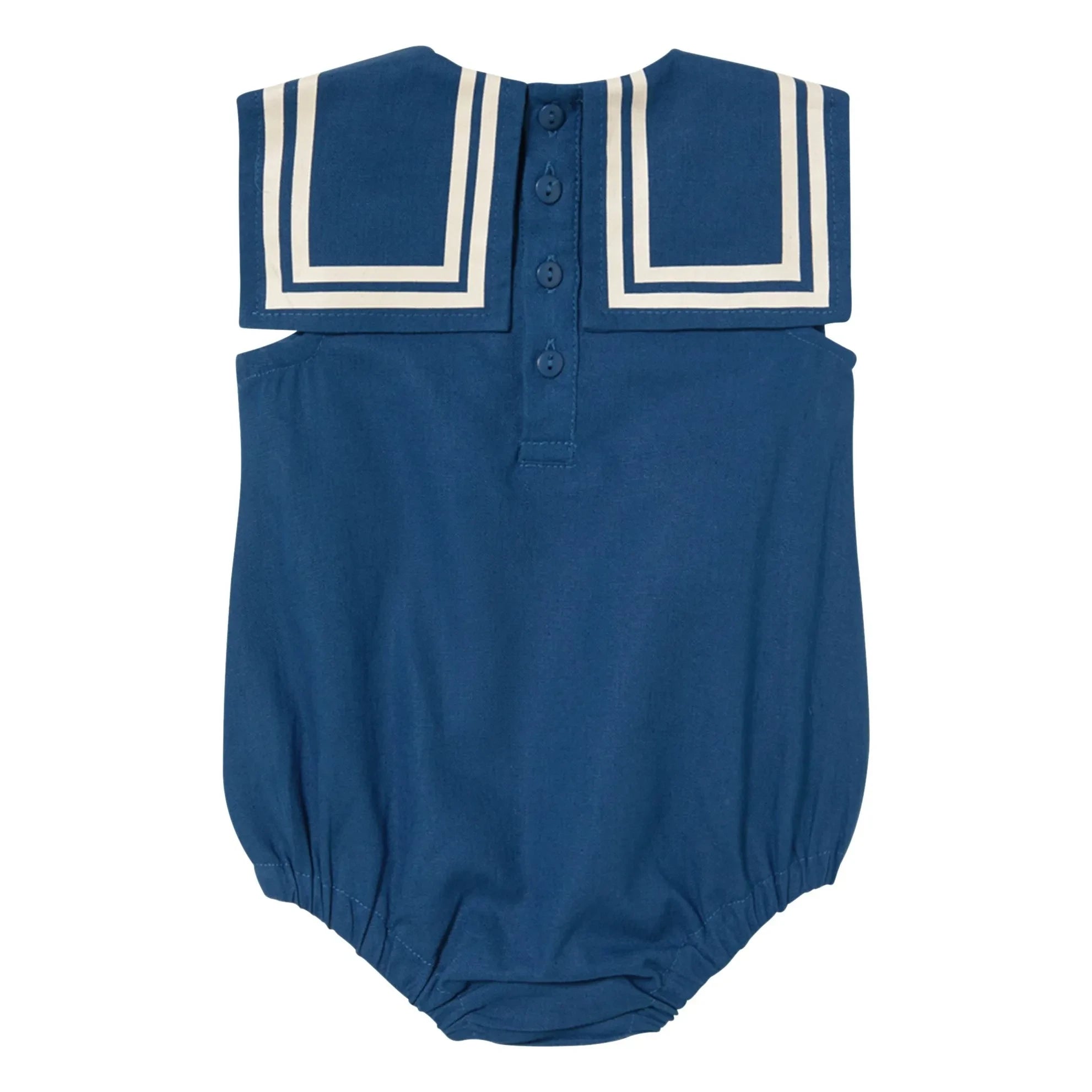 Tinycottons - Leinen-Overall | Marineblau