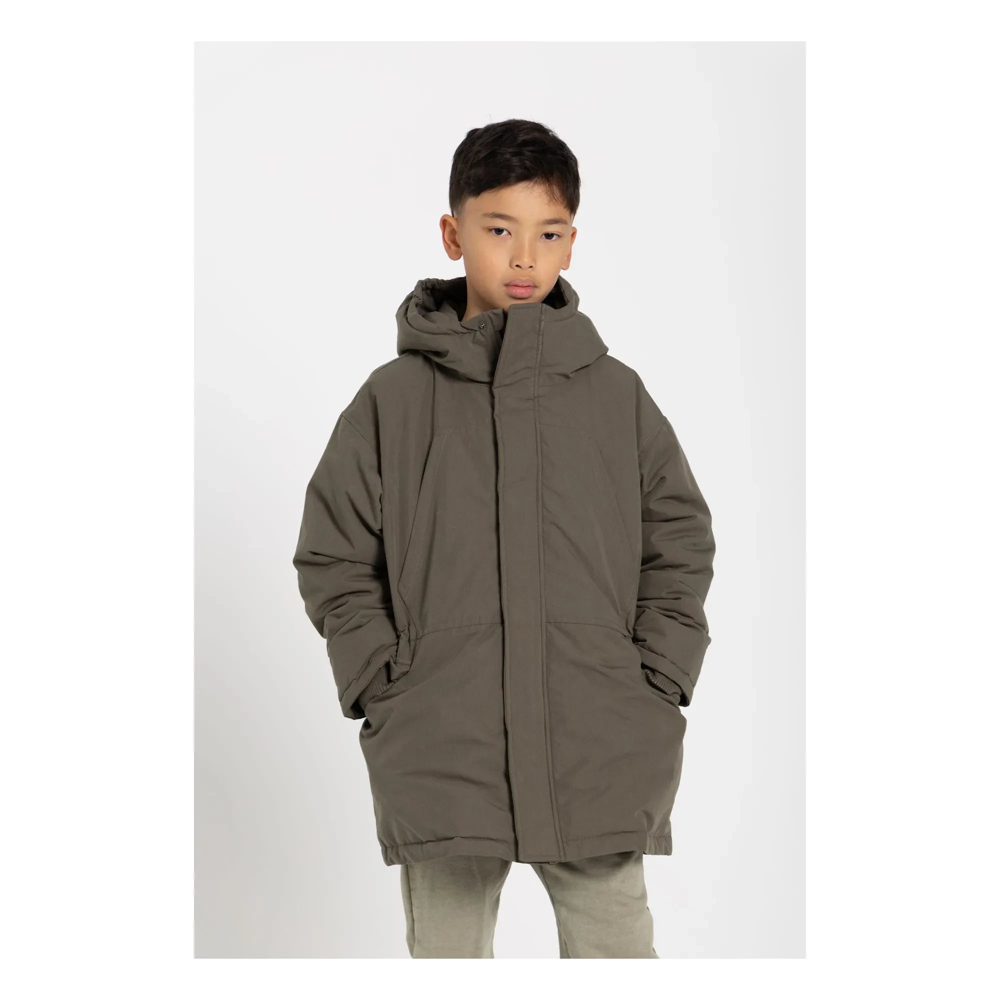 Hundred Pieces - Parka mit Eulen-Futter | Khaki