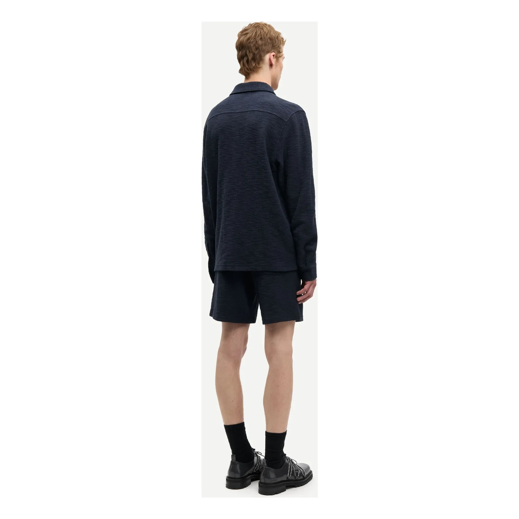 Samsoe Samsoe - Sakore Cotton Shirt | Dark Blue