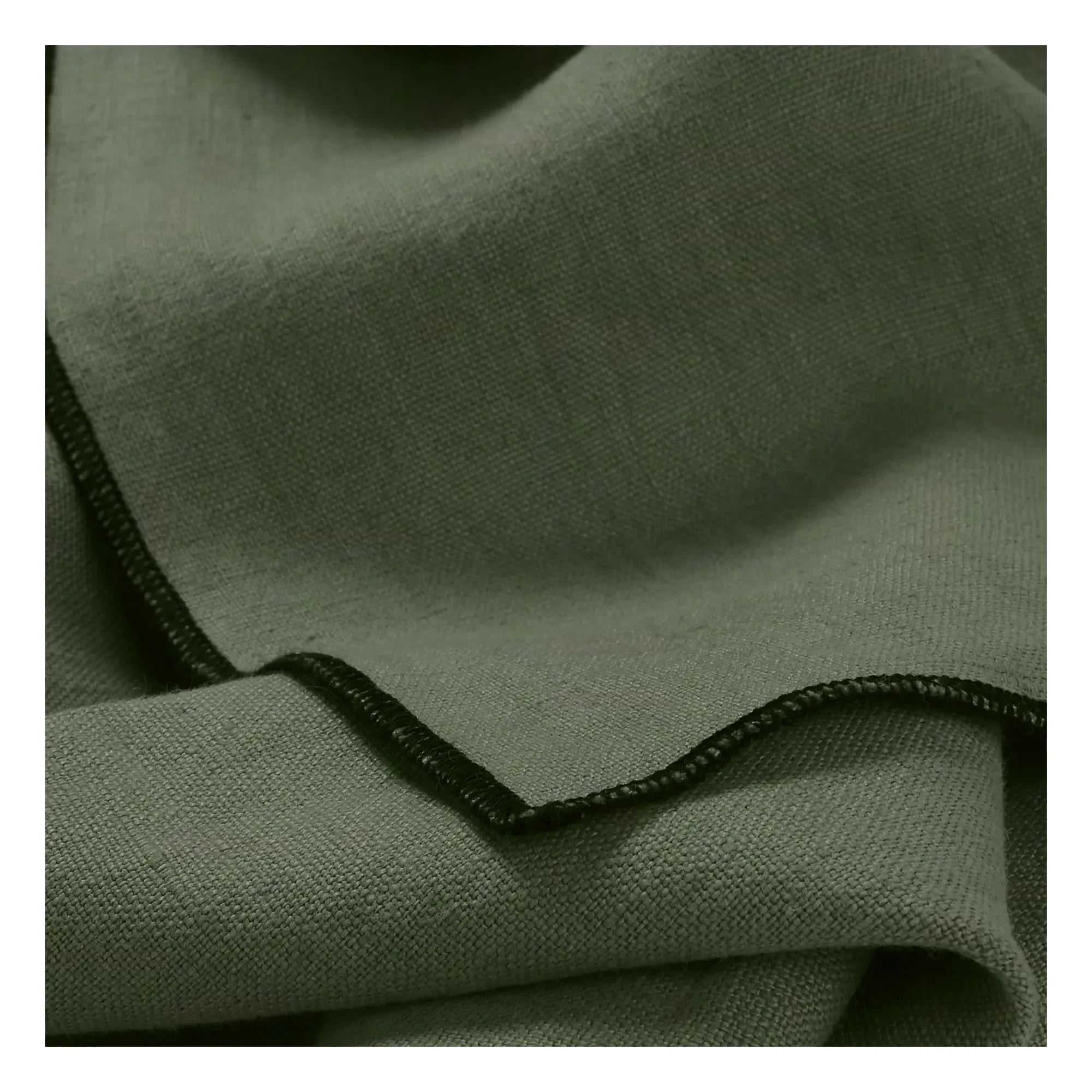Communauté de biens - Washed Linen Napkin - 4-piece Set | Khaki