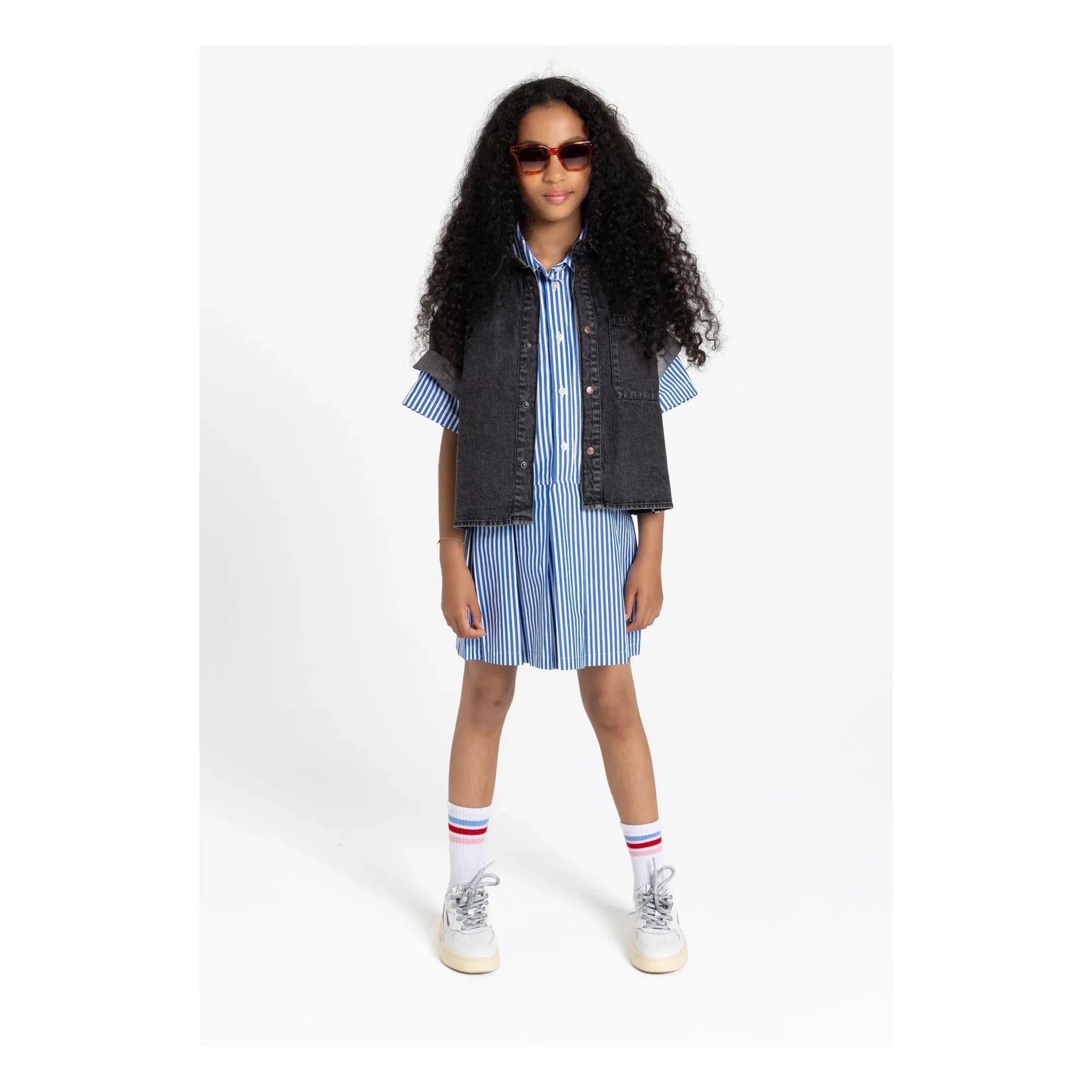 Finger in the Nose - Dakota Striped Dress | Blue