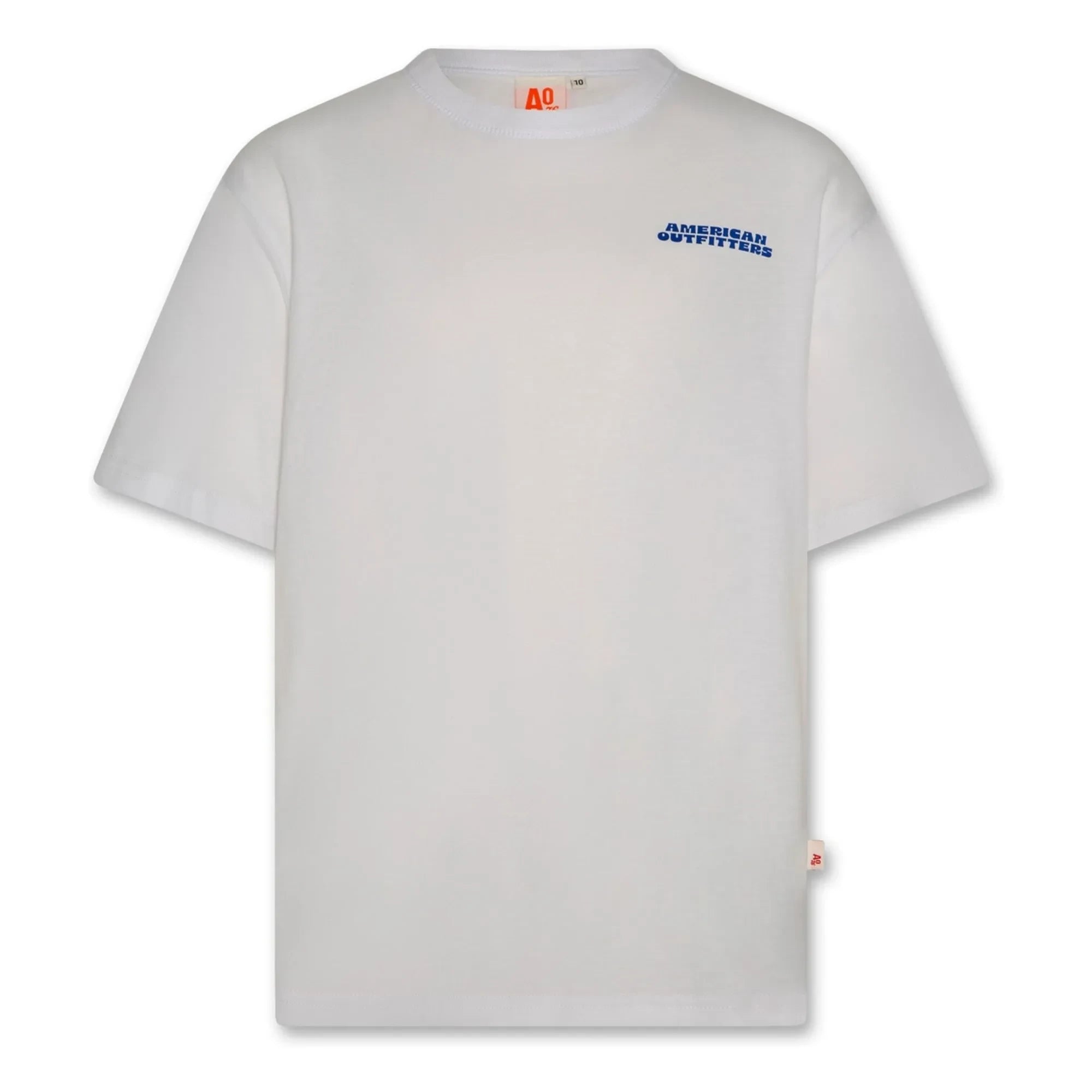 AO76 - Silas Burger T-Shirt Recycelte Baumwolle | Weiß