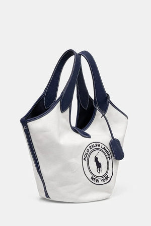 Polo Ralph Lauren pamuklu kadın tote çanta