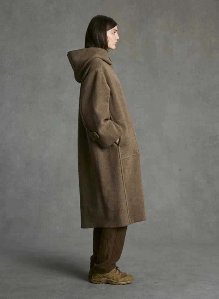 Hod - Carmen Coat | Taupe Brown