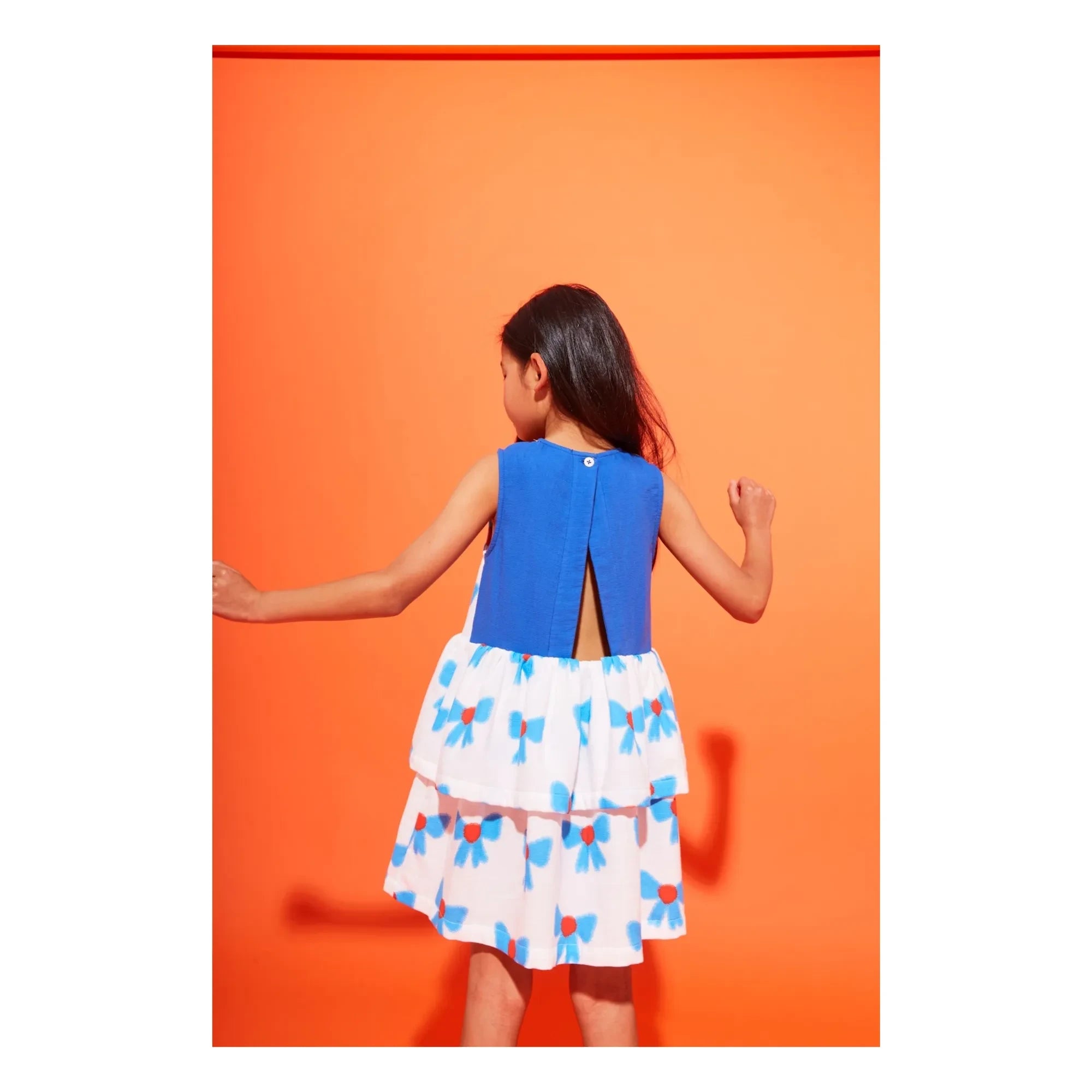 Wynken - Organic Cotton Knotted Dress | Ecru