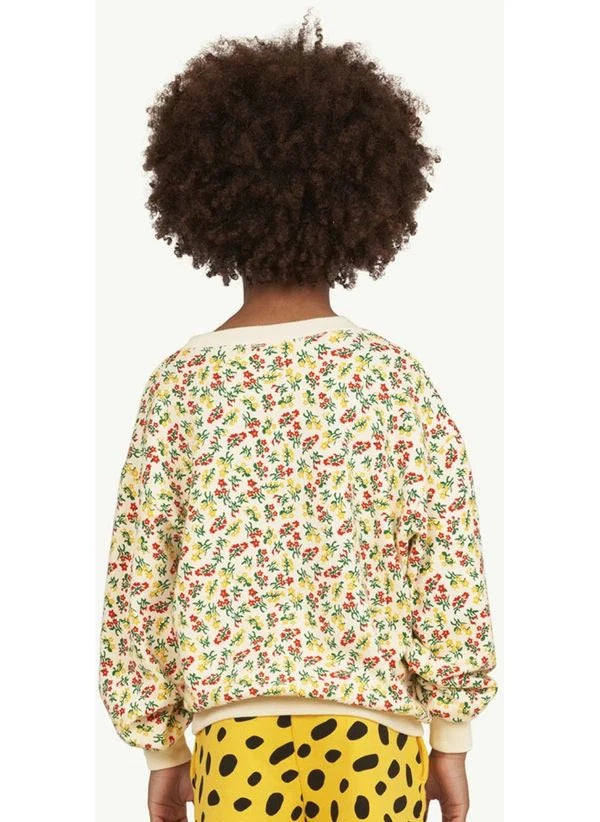 The Animals Observatory - Çiçekli Sweatshirt | Ecru