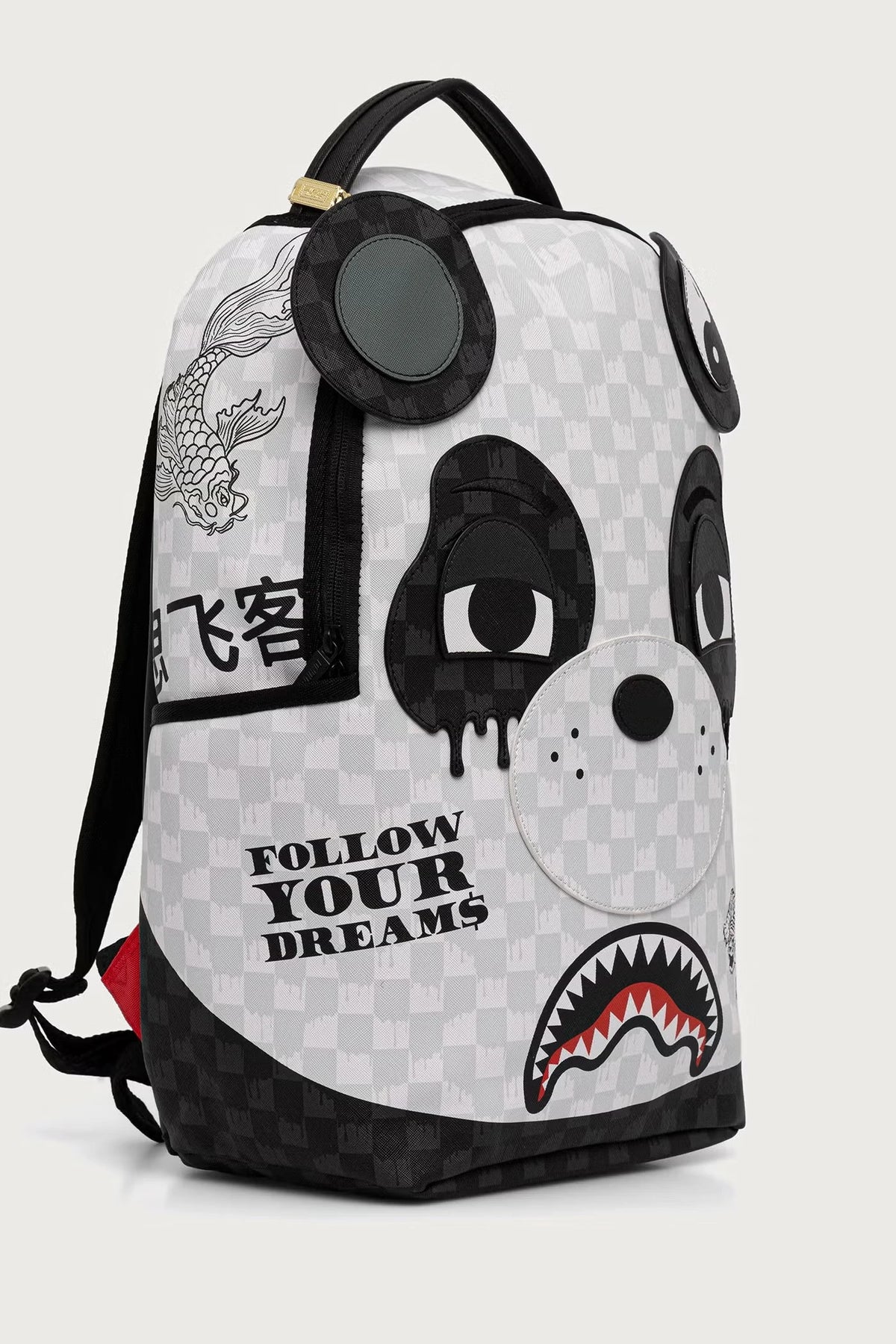 Sprayground - Panda Yüzü Beyaz Sırt Çantası 910B8468NSZ