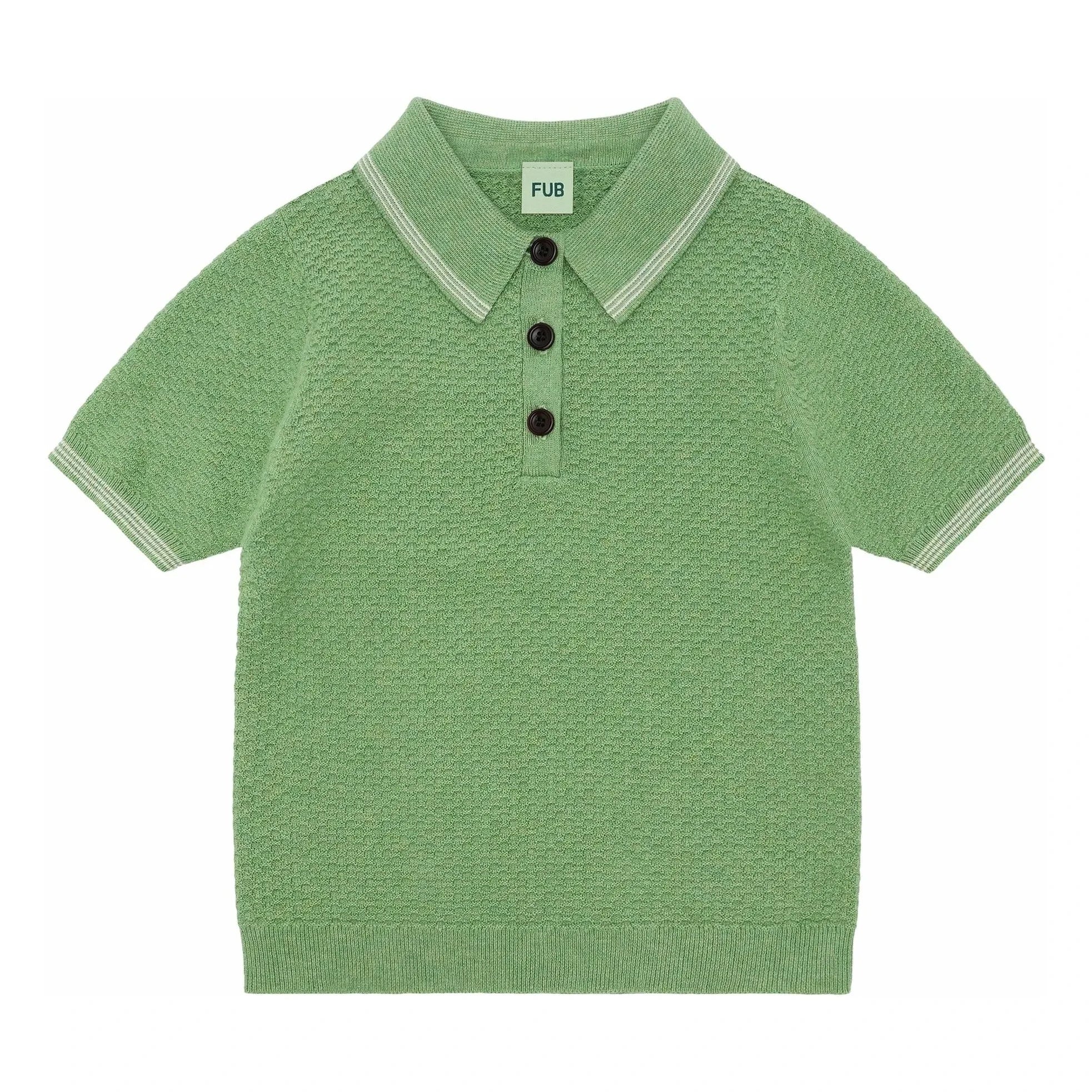 FUB – Piqué-Poloshirt aus Feinripp Bio-Baumwolle | Grün