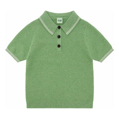 FUB – Piqué-Poloshirt aus Feinripp Bio-Baumwolle | Grün