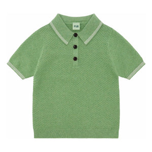 FUB – Piqué-Poloshirt aus Feinripp Bio-Baumwolle | Grün
