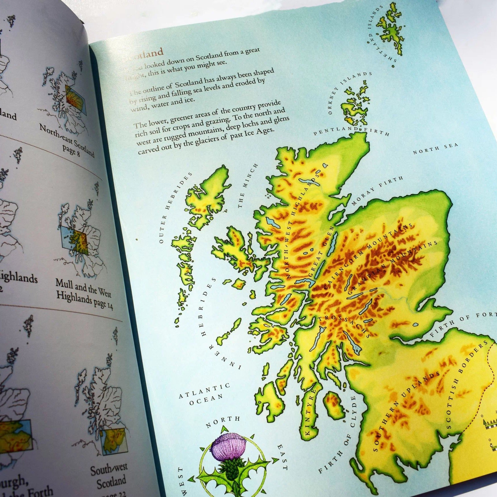 Birlinn - Sticker Atlas Of Scotland-Dinossi