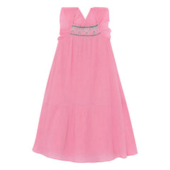 Bonton - Neptune Smocked Elbise | Şeker pembesi
