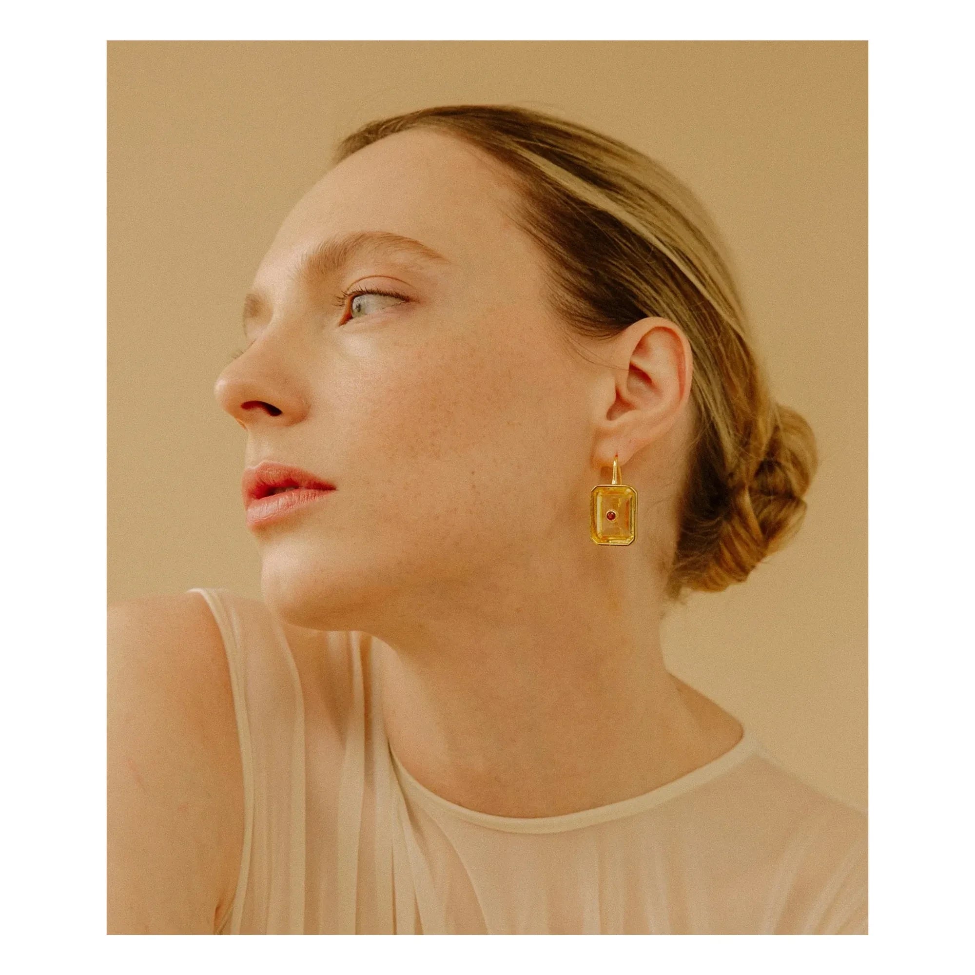 Lizzie Fortunato - Kiremit Küpeler | Citrine