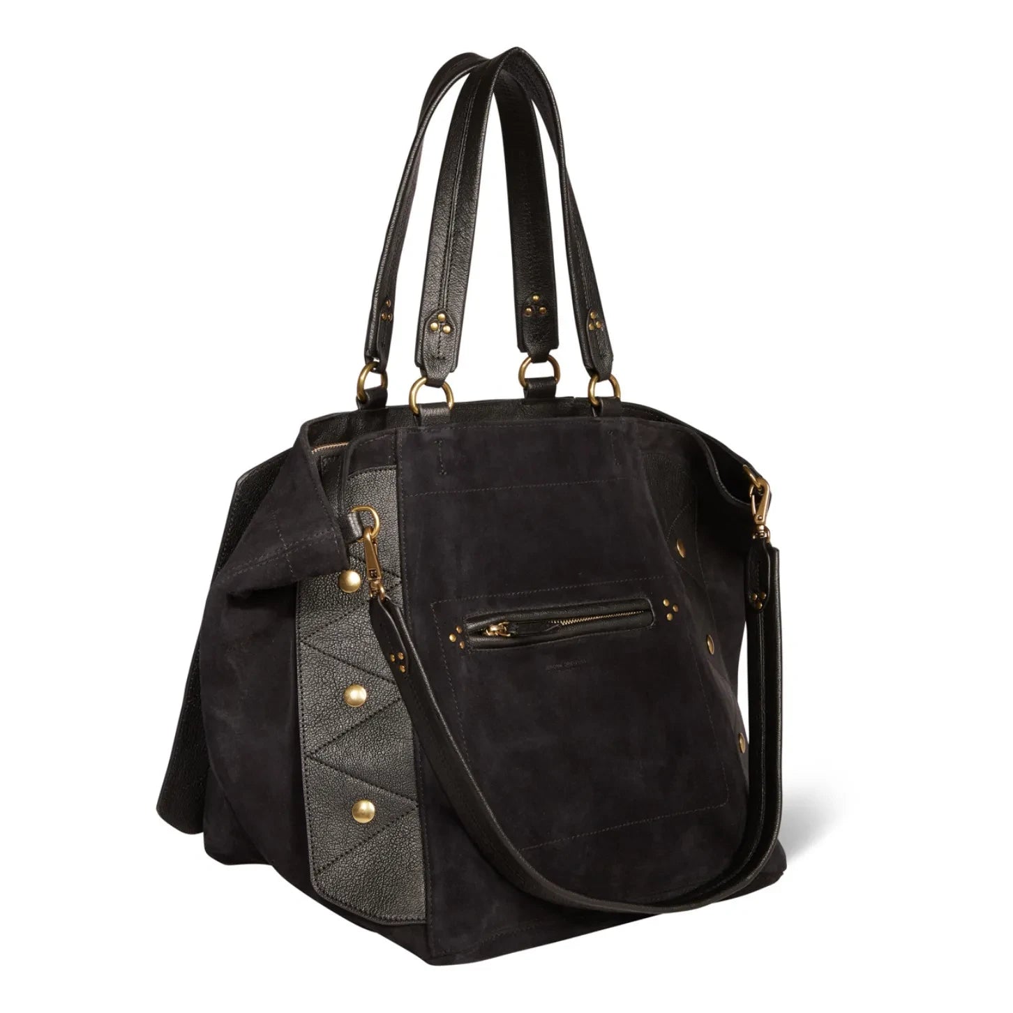 Jérôme Dreyfuss - Roger Velvet Crust Tasche | Schwarz
