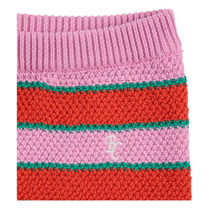 Bobo Choses - Organic Cotton Striped Shorts | Pink